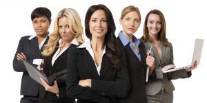 Businesswomen on White