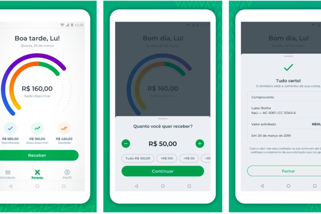 App que permite sacar salário quando quiser atende centenas de empresas